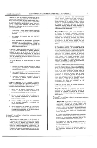 Gaceta Oficial 6152 COT-ISLR-IVA