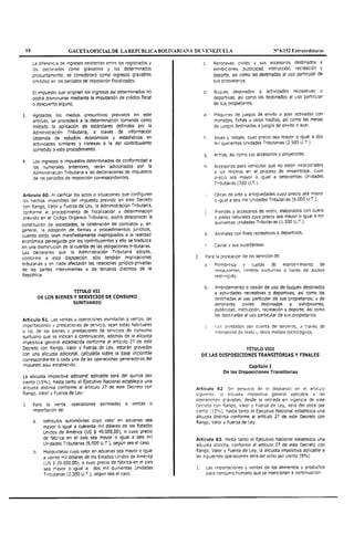 Gaceta Oficial 6152 COT-ISLR-IVA