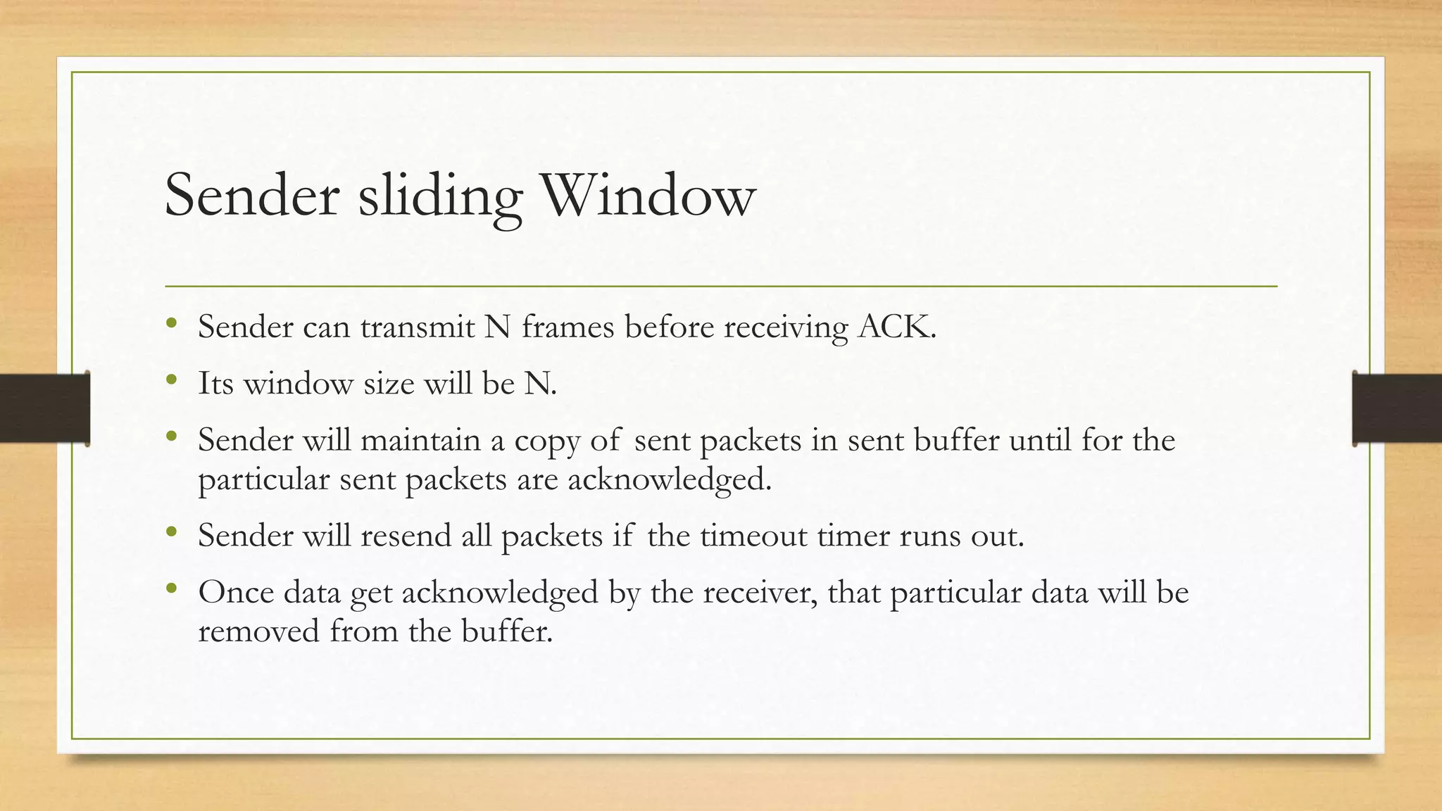Go back-n protocol | PPTX