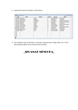 Tutorial Microsoft Visual FoxPro 9.0 | PDF