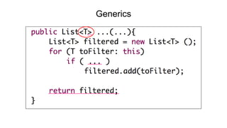 Generics
 