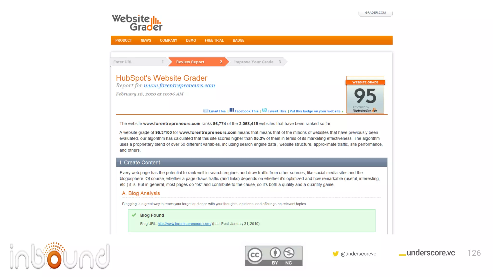 Confidential & Proprietary @underscorevc 126
 