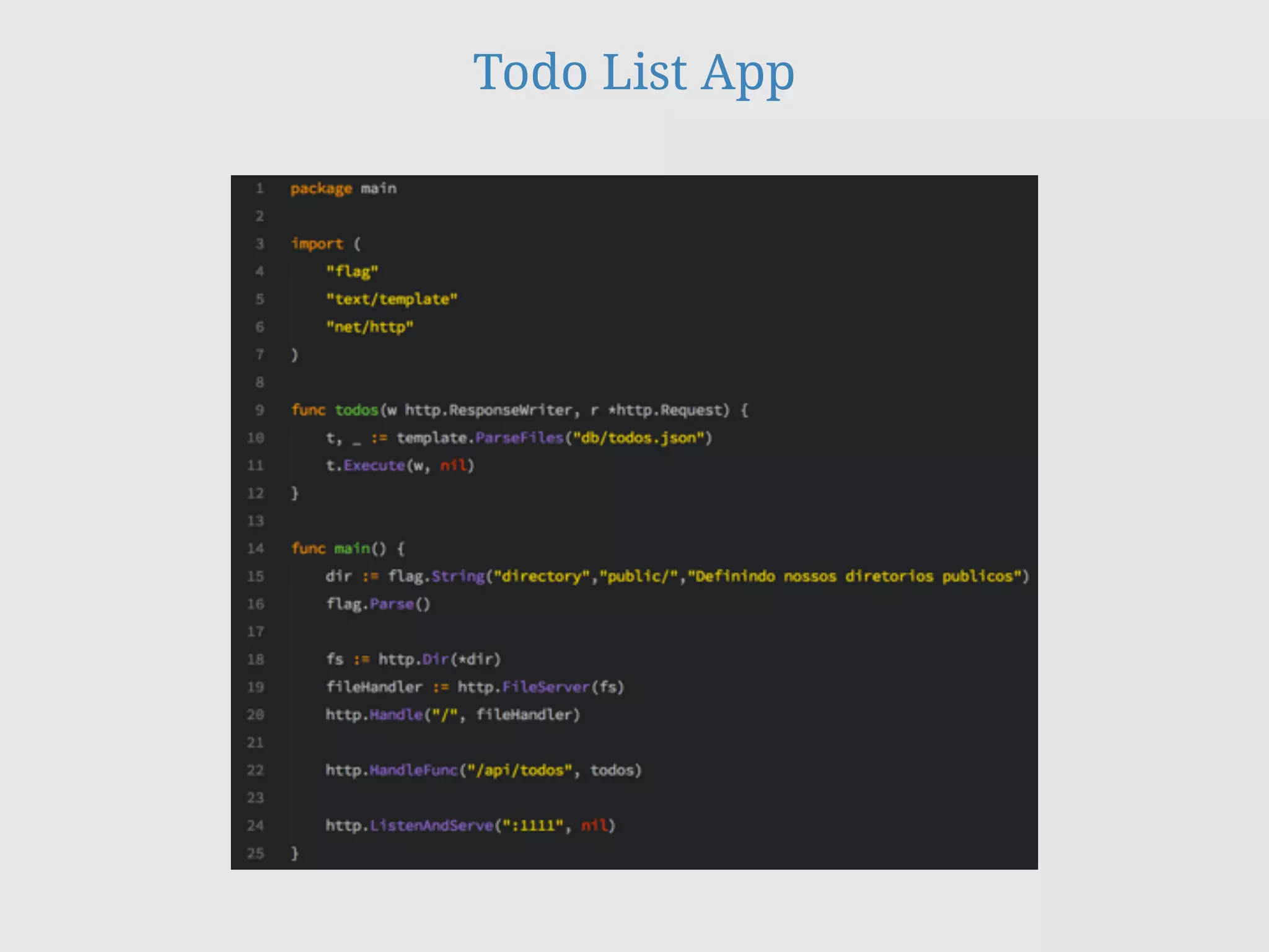 Todo List App
 