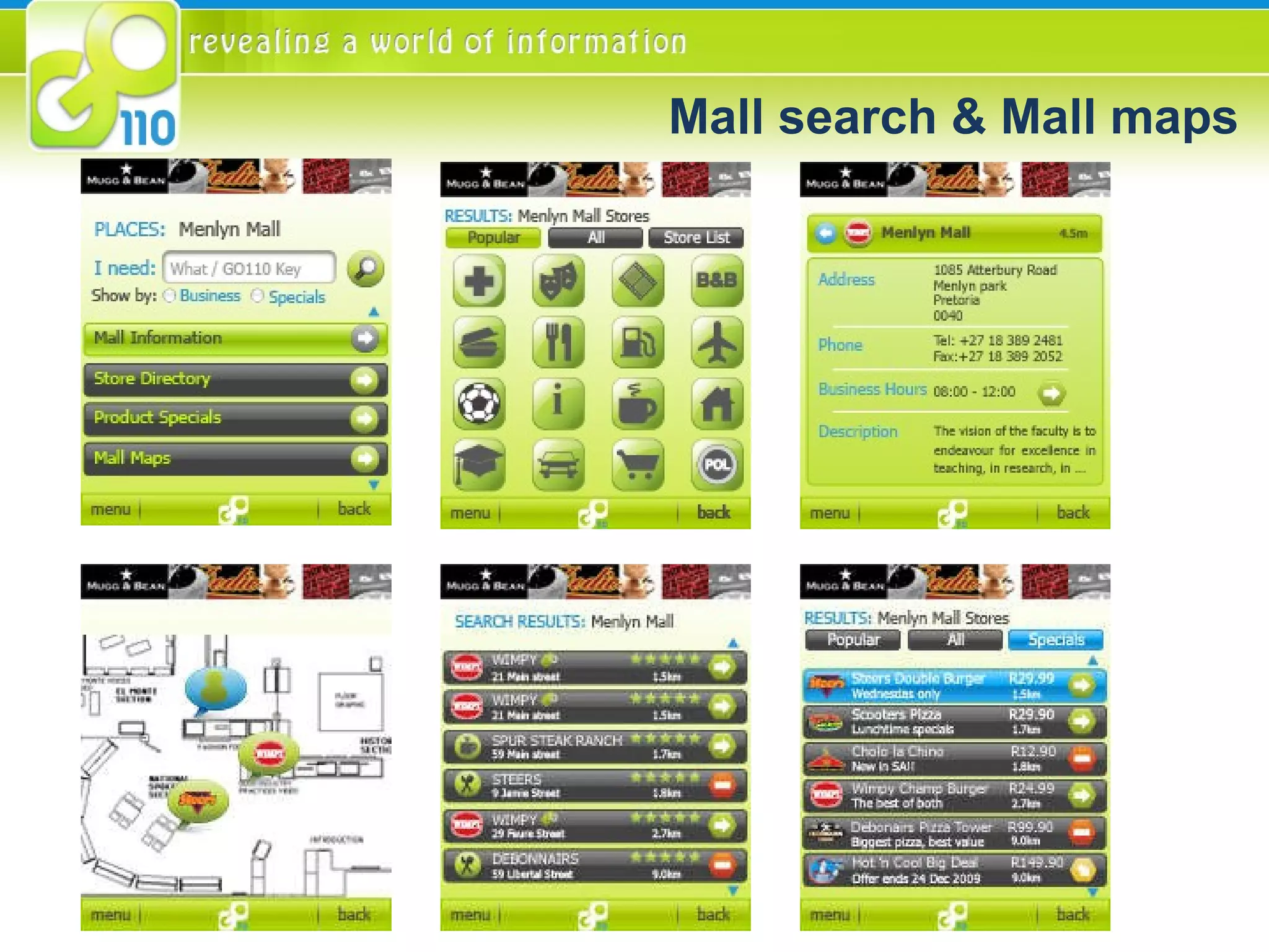 Mall search & Mall maps 