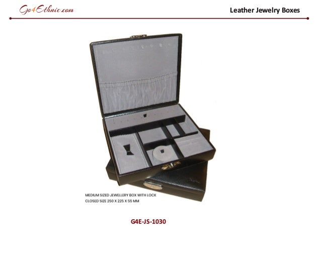 Leather Jewelry Box Designs Online