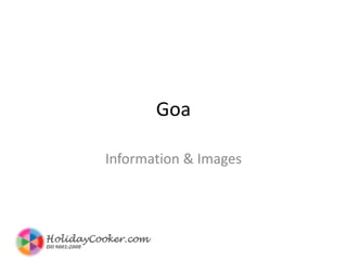 Goa Information & Images 