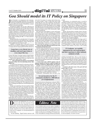 Goa should model its IT policy on Singapore