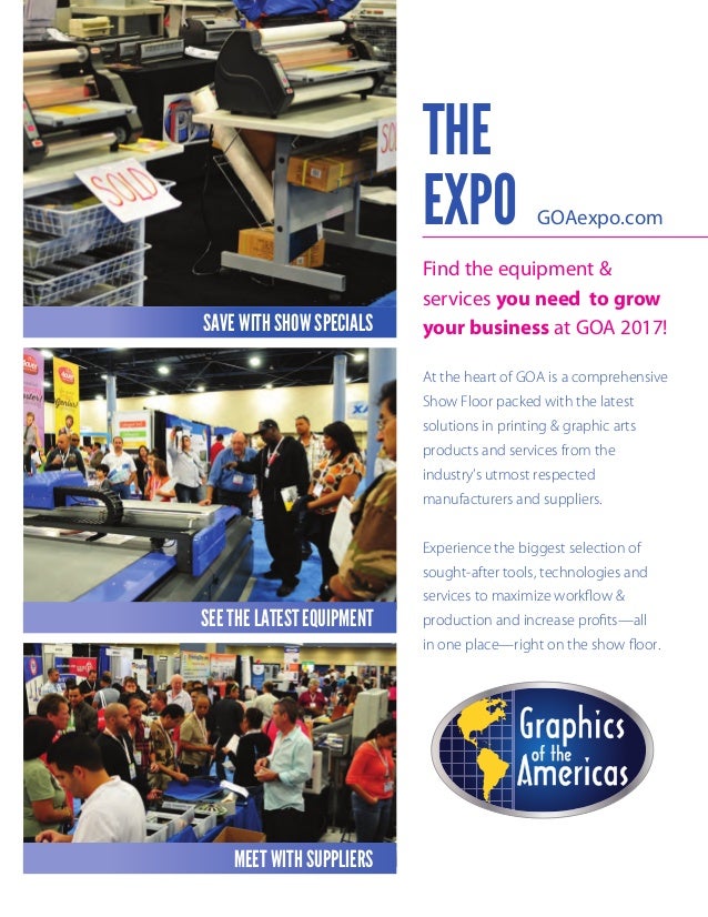 Graphics of the Americas 2017 Attendee Brochure