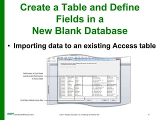 Change the Structure of Tables and Add a Second TableViewing a primary key in design view