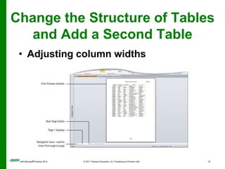 Create and Use a Query, Form, and Report