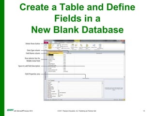 Change the Structure of Tables and Add a Second Table<br />Adding a second table to a database by importing an Excel sprea...