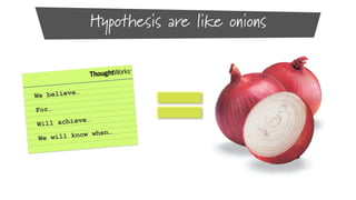 Hypothesis are like onions

 