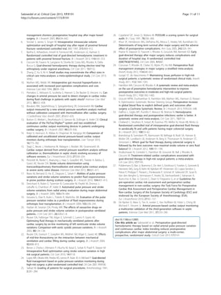 Goal directed hemodynamic therapy | PDF | Heart and Cardiovascular ...