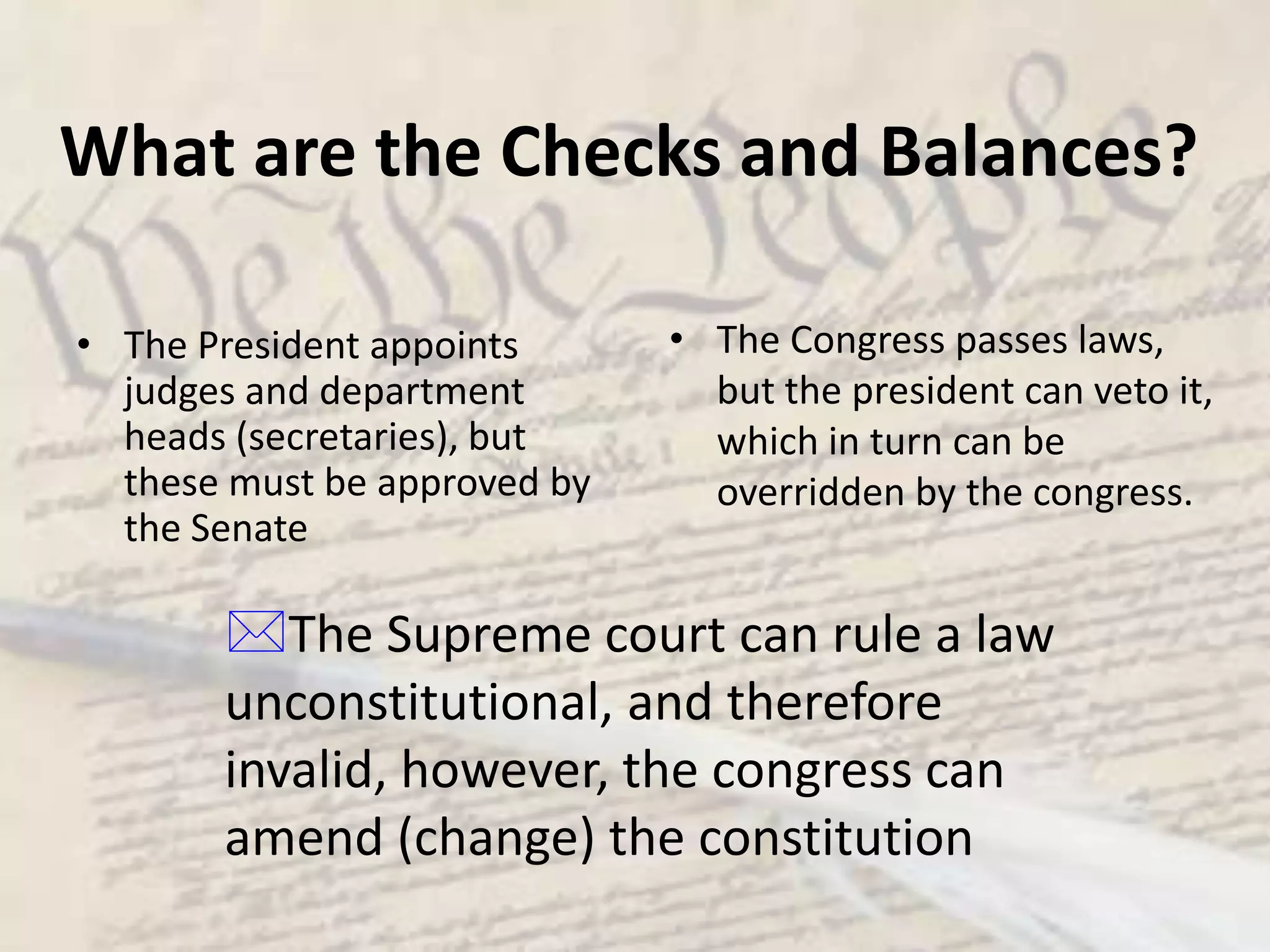 Supreme Court Justice(Judicial Branch)Age: No age limitCitizenship/ Residency: No Residency requirementLength of Term: LifeTerm Limit: Life