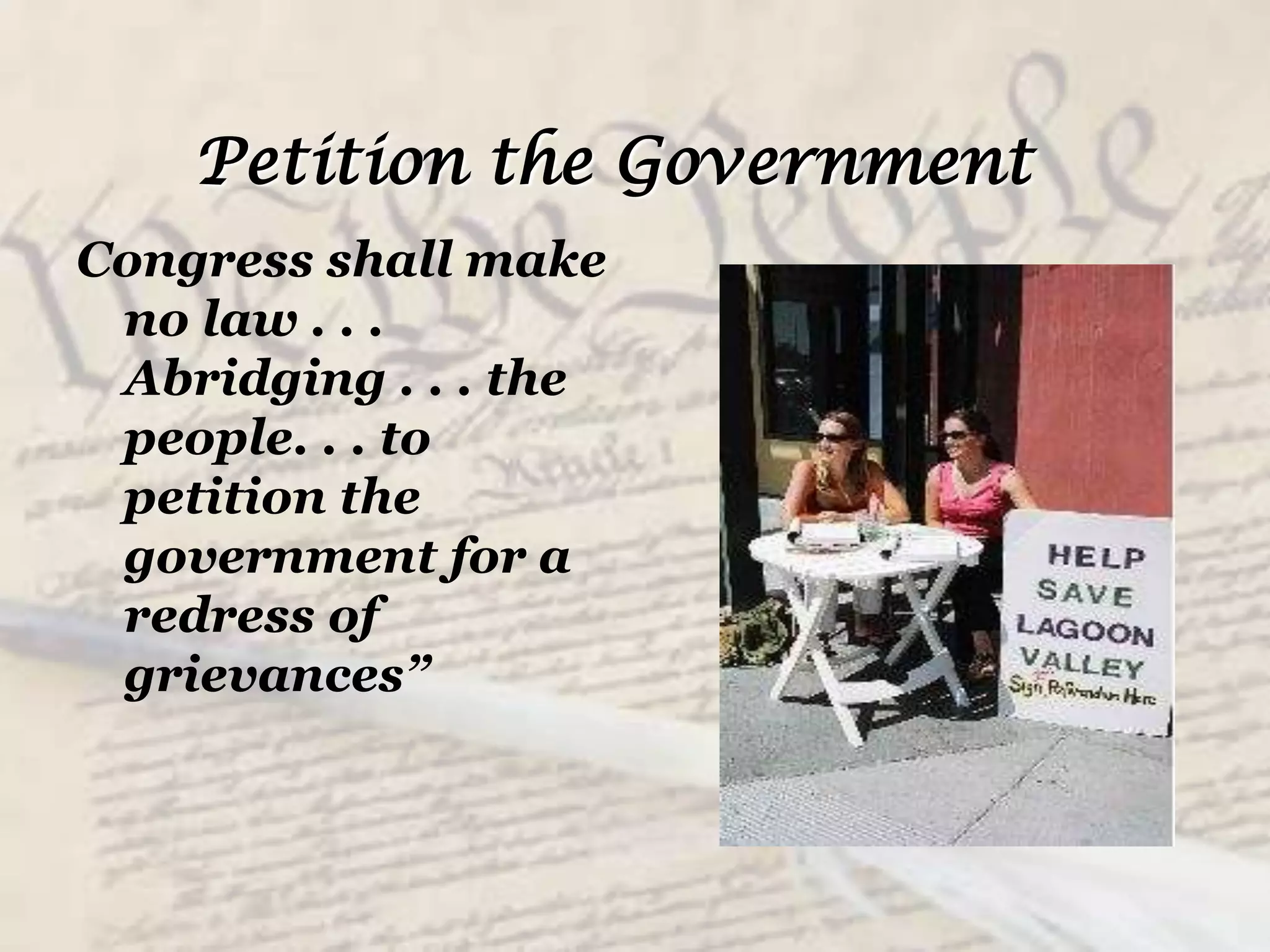 Freedom of the PressCongress shall make no law  . . .abridging . . . the freedom of thepress.”