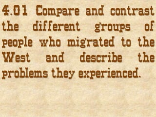 Goal 4 the great west and the rise of the debtors (1860s 1896) | PPTX