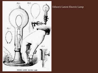 Edison’s Latent Electric Lamp
 