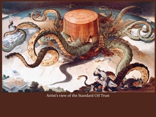 Artist’s view of the Standard Oil Trust
 