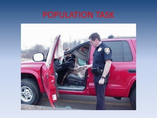 POPULATION TASKDeer control is a major issue in North CarolinaWe are going to work as small groups to figure out the problems concerning deer managementWe will also brainstorm solutions to the problem.