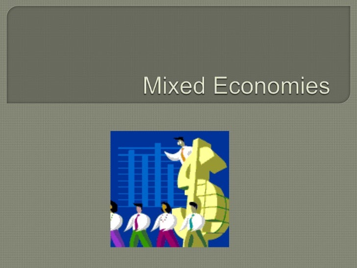 Goal 8 mixed economy