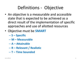 Goal and objective | PPTX