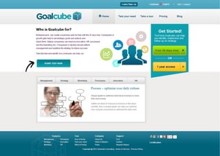 Goalcube Consulting - Strategy made easy consulting made affordable
