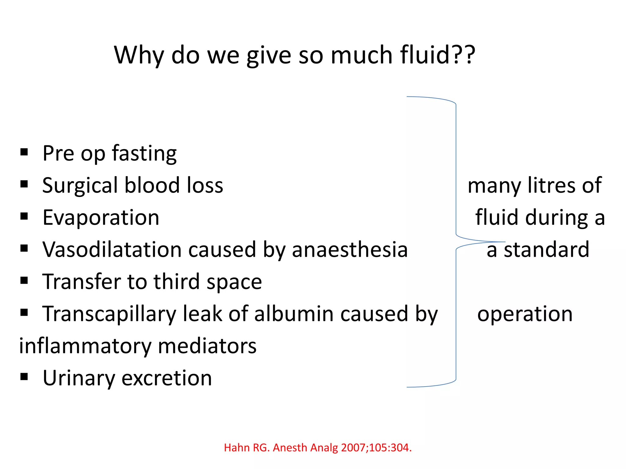 Goal directed fluid therapy | PPTX
