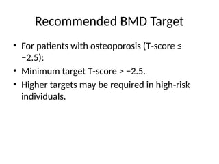 Goal Directed Osteoporosis Treatment: Personalized Strategies and BMD ...
