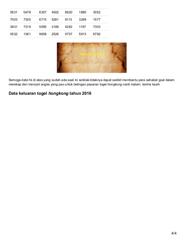 Data Keluaran Hongkong Data Keluaran Hongkong 2020 2021 Pengeluaran Hk Pools Delapan Lima