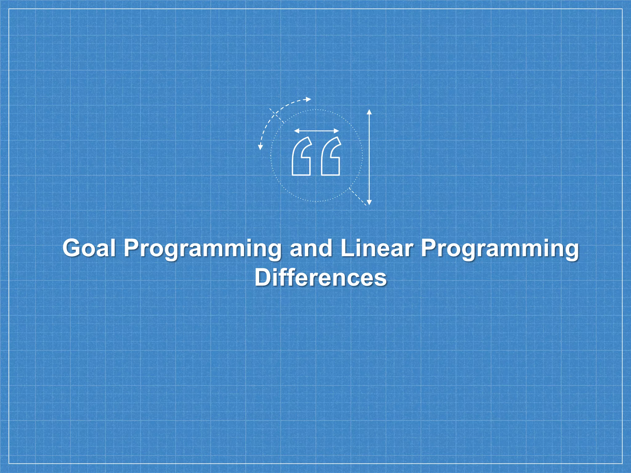 Goal Programming | PPTX