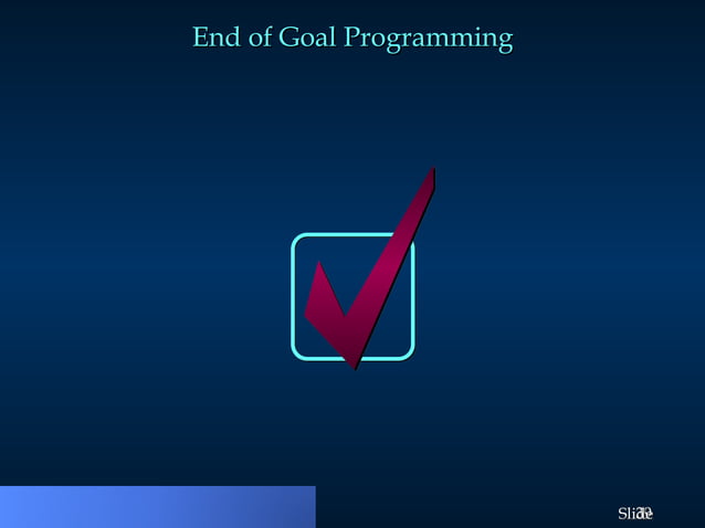 introduction of the Goal Programming.ppt