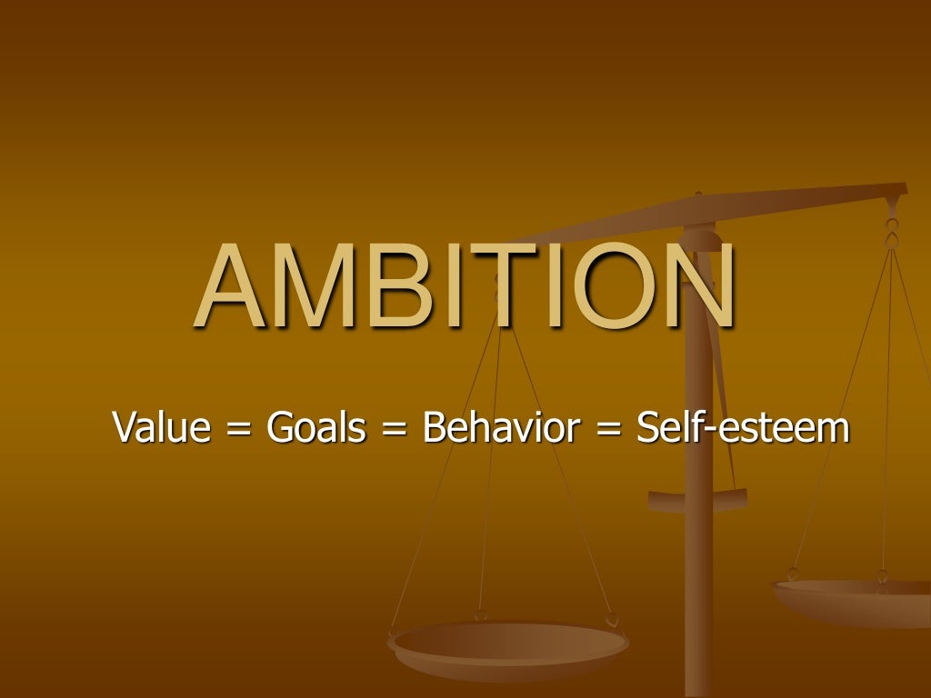 Goals My Ambition in Life