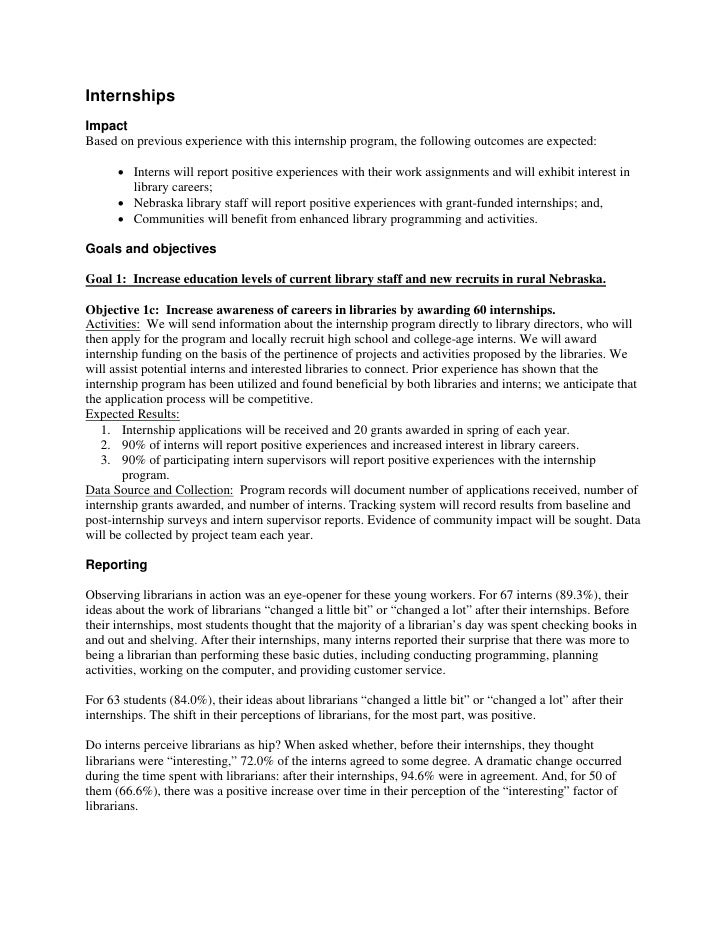 internship evaluation report sle goals objectives reporting for program evaluation internship evaluation report sle goals objectives reporting for program evaluation