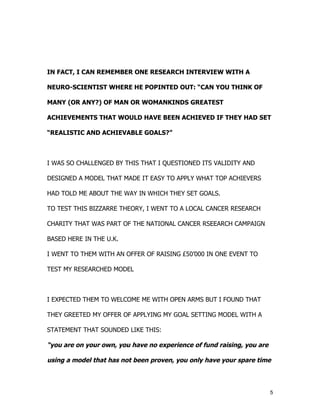 David Hyner Goals Booklet