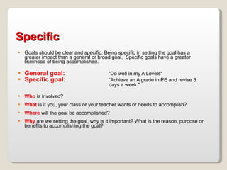 Goal setting | PPT