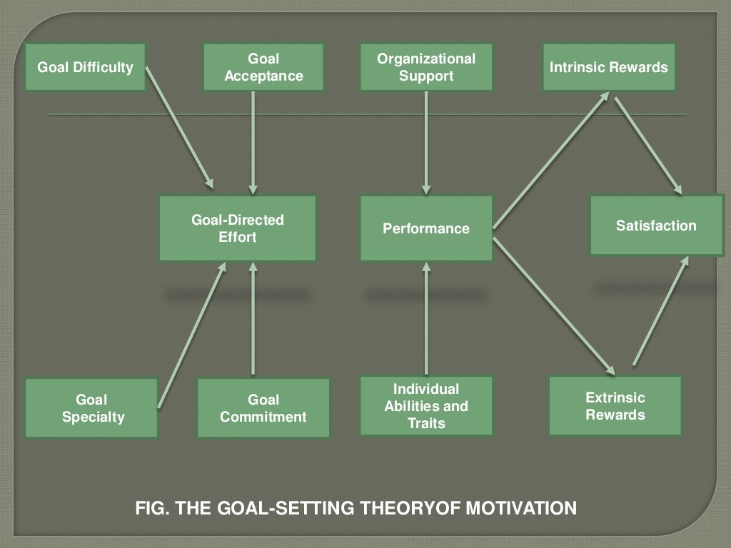 Goal setting and motivation 