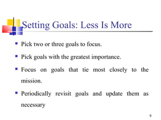 Goal setting | PPT