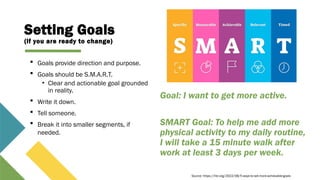 Goal Setting: How to set SMART Goals for Yourself | PPTX