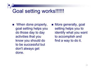 Goal Setting [Compatibility Mode] | PDF