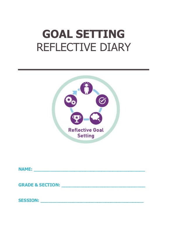 Goal setting diary