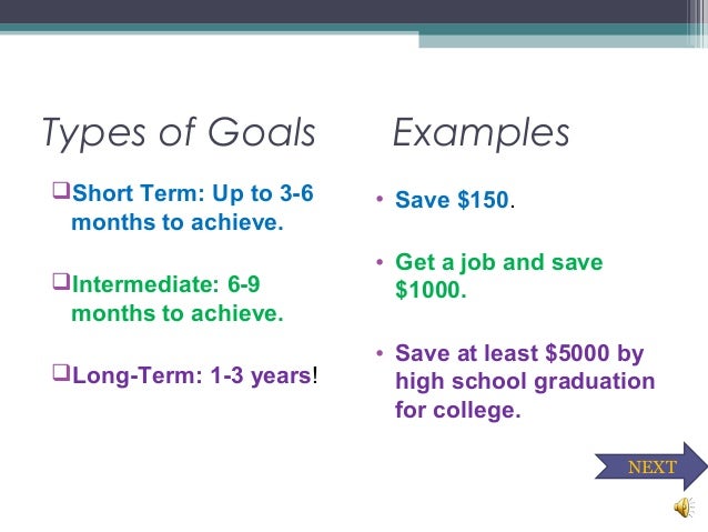 short term goal for enhancing your sense of self Identify long- and short-term aspirations that are personally meaningful and that contribute to one's sense of well-being set concrete long- and short-term goals relative to one's aspirations monitor progress toward long- and short-term goals and revise actions or goals as needed. short term goal for enhancing your sense of self Identify long- and short-term aspirations that are personally meaningful and that contribute to one's sense of well-being set concrete long- and short-term goals relative to one's aspirations monitor progress toward long- and short-term goals and revise actions or goals as needed.
