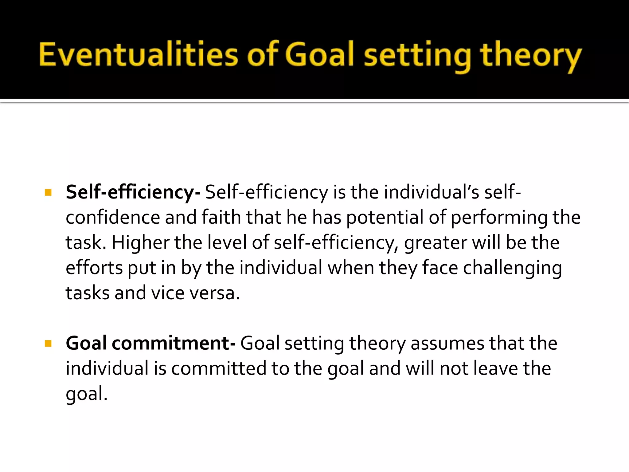 Goal setting theory | PPTX