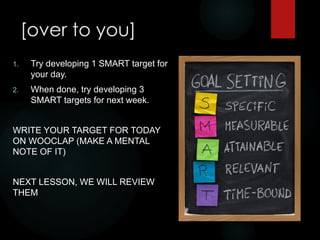 Why Target Setting Setting SMART targets and why they are important | PPTX