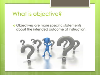 Goals & objectives | PPTX