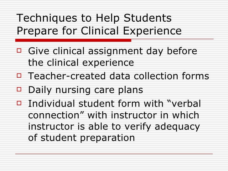 What Are The Goals Of Clinical Placement? – YDSF