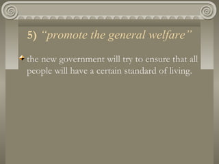 Goals & Principles of the US Constitution | PPT