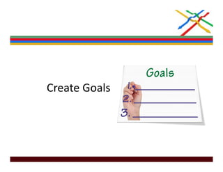 Create Goals
 