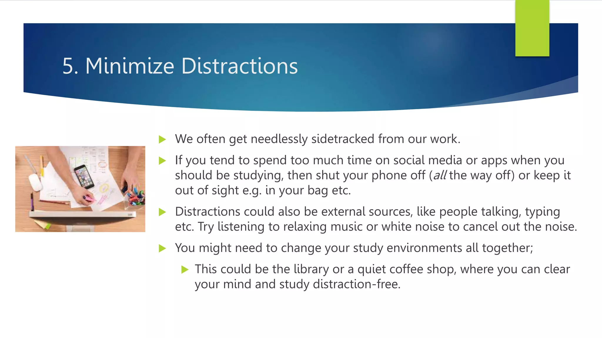Image showcasing Goals setting and Avoid Procrastination.pptx