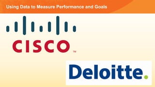 Using Data to Measure Performance and Goals
42
 