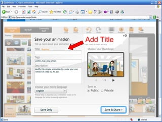 Goanimate Install Go Animate Tutorial | PPT